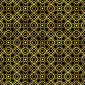 Seamless pattern. Golden vector fashion background Royalty Free Stock Photo