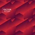 Seamless pattern with gradient texture, geometric pattern with polygon. Red gradient. Royalty Free Stock Photo