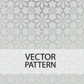 Seamless pattern on gray background form flower