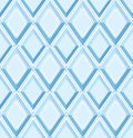 Seamless pattern with gray and blue diamonds