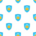 Internet Security Concept Seamless Pattern Royalty Free Stock Photo