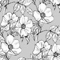 726 wild rose, ornament for wallpaper and fabrics, wrapping paper, background for different designs, scrapbooking