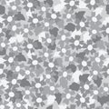 Seamless pattern of gray tone flower background