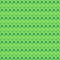 Seamless pattern of green abstract crosses