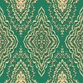 Seamless pattern on green background Royalty Free Stock Photo