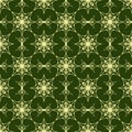 Seamless pattern on green background Royalty Free Stock Photo