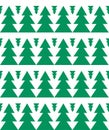 seamless pattern with green christmas trees, background for wrapping paper design Royalty Free Stock Photo