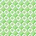 Seamless pattern of green diamonds