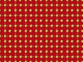 Seamless pattern green macaroon on a red background