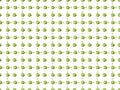 Seamless pattern green macaroon on a white background