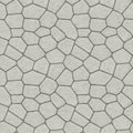 SEAMLESS PATTERN OF GREY STONE PAVING made with stone blocks of irregular shape, called opus incertum Royalty Free Stock Photo