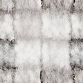 Seamless pattern with grunge stained and striped square elements in black,white,grey Royalty Free Stock Photo