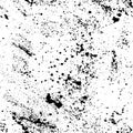 Seamless pattern in grunge style. Ink splashes. Black and white Royalty Free Stock Photo