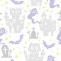 Seamless pattern of halloween