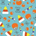 Seamless pattern for halloween festival