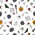 Seamless pattern for Halloween.