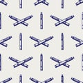 Seamless pattern with hand drawn e-cigarette