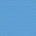 Seamless pattern with hand drawn futuristic bright curved and rounded shapes