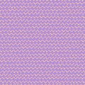 Seamless pattern with hand drawn futuristic bright curved and rounded shapes