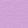 Seamless pattern with hand drawn futuristic bright curved and rounded shapes