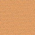 Seamless pattern with hand drawn futuristic bright curved and rounded shapes