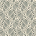 Vector hand drawn ink marks seamless pattern background.