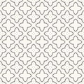 Seamless pattern hand drawn petal star trellis grid background. Geometric monochrome allover print. Vector geo swatch