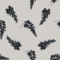 Seamless pattern with hand drawn stylized ginger