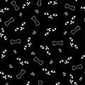 Seamless Pattern Handdrawn Cute Cats,