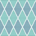 Seamless pattern with hatched diamonds. Argyle wallpaper. Rhombuses and lozenges motif. Repeated geometric figures Royalty Free Stock Photo