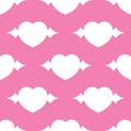 Seamless pattern with heart