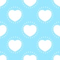 Seamless pattern with heart