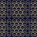 Seamless pattern, Hexagon hive texture design for print
