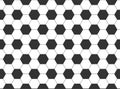 Seamless pattern of the hexagonal net Geometric abstract background of white and black polygons Graphic seamless grid of hexagons