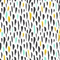 Seamless Pattern Hipster Brush Strokes