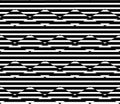 1695 Seamless pattern with horizontal black lines, modern stylish image.