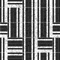 2387 Seamless pattern with horizontal black streaks, modern stylish image.