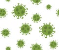 Seamless pattern of 2019-nCoV COVID-19 virus