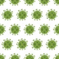Seamless pattern of 2019-nCoV COVID-19 virus