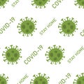 Seamless pattern of 2019-nCoV COVID-19 virus