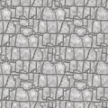 Seamless pattern of inca stones, 3D, texture Royalty Free Stock Photo