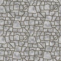 Seamless pattern of inca stones, 3D, texture Royalty Free Stock Photo
