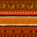 Seamless pattern in Indian style