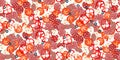 Seamless pattern with Ingredients for pizza Royalty Free Stock Photo