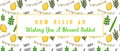 Seamless pattern for Jewish holiday Sukkot . seamless background. Repeating texture with etrog, lulav, Arava, Hadas Royalty Free Stock Photo
