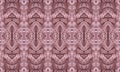 Seamless pattern with knitted ornament in dusty pink colors. Print for fabric and home textile