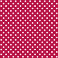A seamless pattern is a large white dot on a persian red background. EPS Vector file Royalty Free Stock Photo