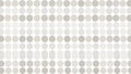 Seamless pattern of light grey and white circles arranged in rows on a white background Royalty Free Stock Photo