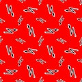 Seamless pattern with Lightning on a red backdrop Royalty Free Stock Photo
