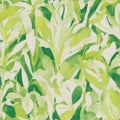 seamless pattern with lilies water color lily elegant green whitegreen bamboo background seamless watercolor